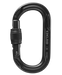 Edelrid OVal Power 2500 Screwgate Carabiner in Black Night Colourway 