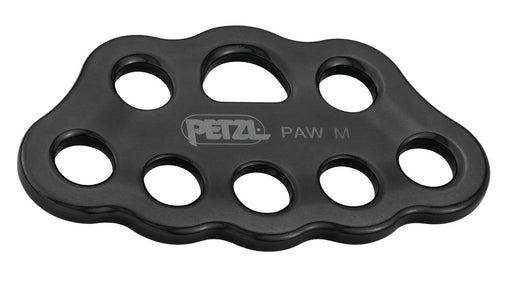 Black Petzl Paw M Rigging Plate