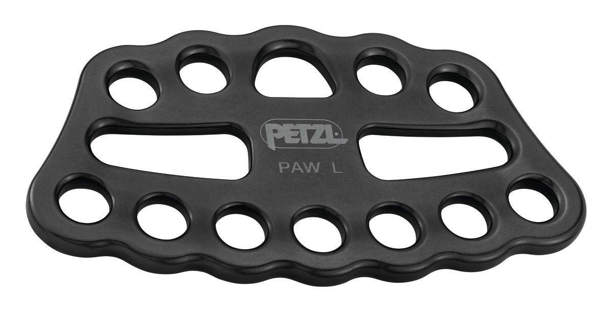 Black Petzl Paw L Rigging Plate 