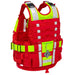 Palm Rescue Hybrid PFD in Red showing back 