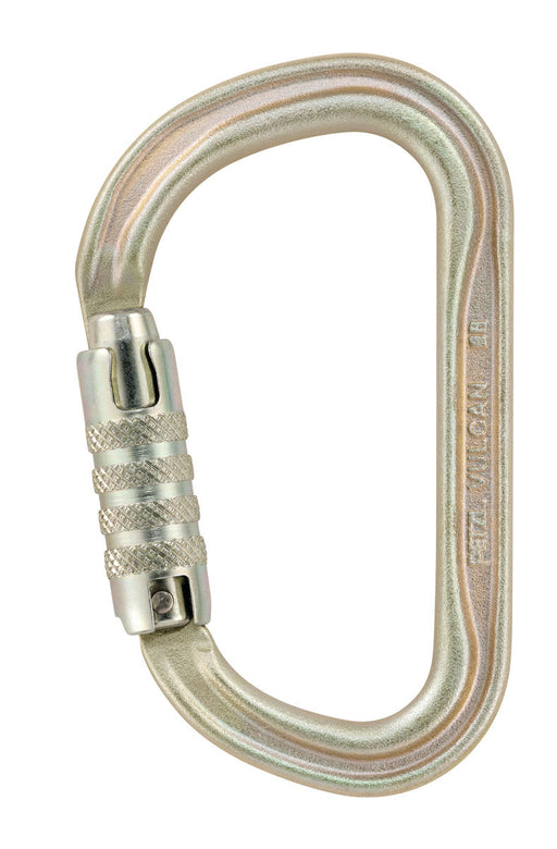 Petzl Vulcan Triact Lock Carabiner in Gold Colour