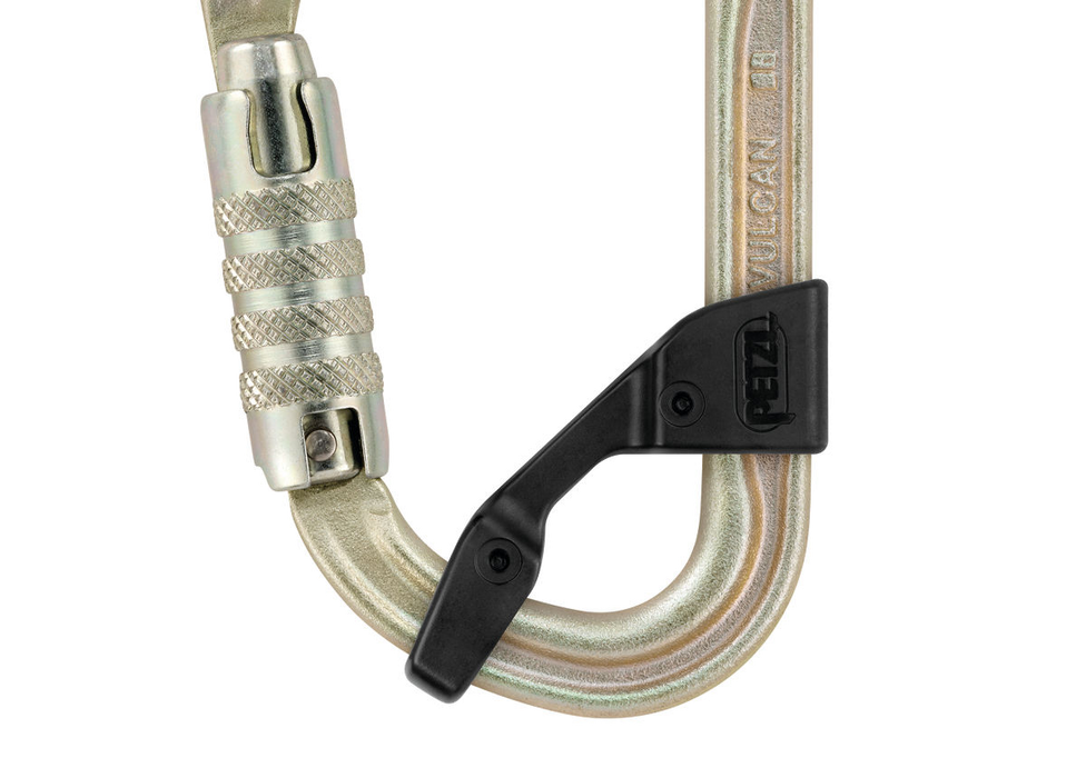 Petzl Vulcan Carabiner with Captiv Bar in position