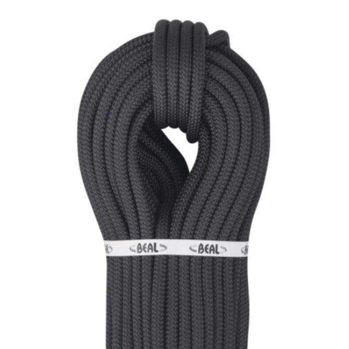 Beal Black Top Gun 10.5mm Dynamic Rope Close up