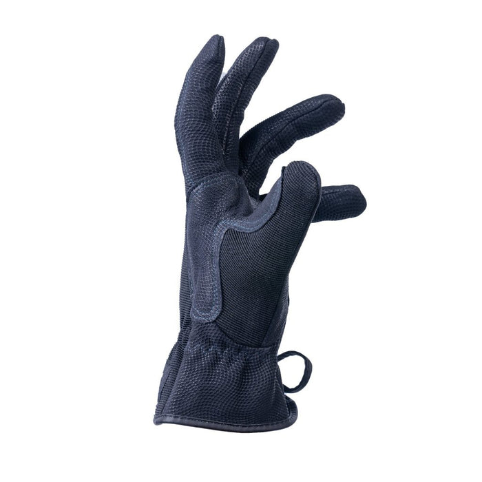 CMC Rappel Riggers Glove in Black showing thumb side 