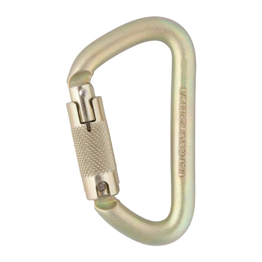 DMM 12mm Steel Offset D Locksafe Carabiner