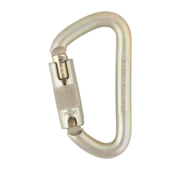 DMM 12mm Steel Offset D Locksafe ANSI Carabiner