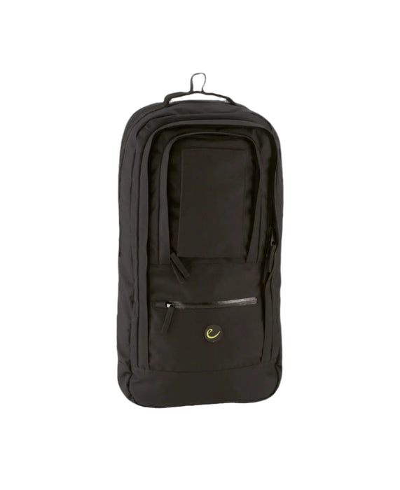 Front  view of Edelrid PPE 45 litre backpack in black 