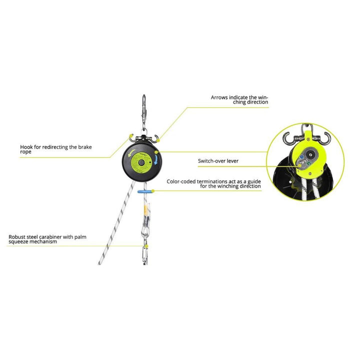 Illustration of Edelrid Safe Descent 9.8mm 