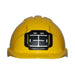 Fenix ALG-03 V2.0 headlamp attachment in black on yellow helmet