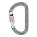 Am’D Screw Lock Carabiner - 
Lightweight asymmetrical screwgate carabiner in grey - SKU M34A SL