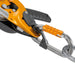 Petzl Am'D Triact Lock Carabiner demonstration. This carabiner is for connection to equipment such as descenders or positioning lanyards. The Am'D carabiner has an asymmetrical D shape that is ideal for attaching equipment such as descenders or positioning lanyards. Use of the CAPTIV positioning bar favours loading of the carabiner along the major axis, limits its flipping and keeps it attached to the device or lanyard.