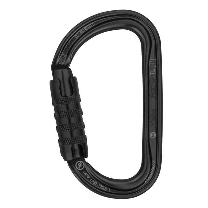 Petzl Am'D Triact Lock Carabiner in Black SKU number M34ATYN