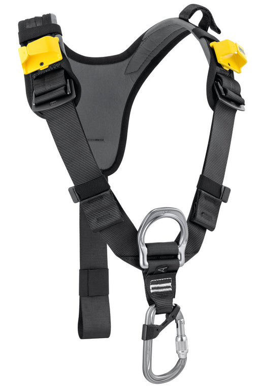 Black and Yellow Petzl Top Harness 