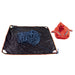 Petzl Kliff rope bag detachable protective 140 x 140 cm tarp laid out beside Kilff Rope Bag showing clean area for ropes