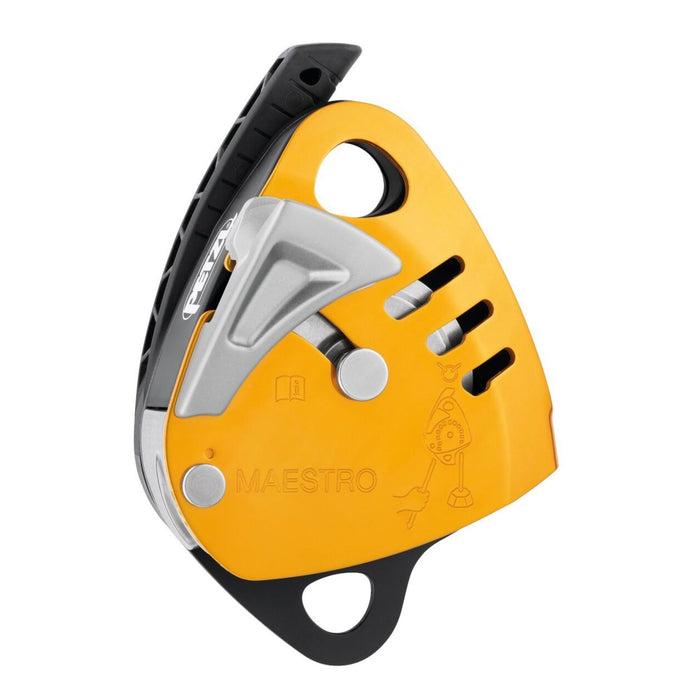 Yellow Petzl Maestro Descender