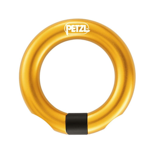 Front of Petzl Ring Open in Yellow 