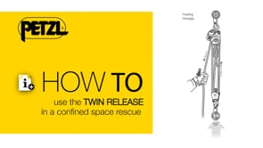 How to use Twin Release Pulley in a Confined Space