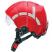 WRS Technical Rescue Helmet in red with internal visor